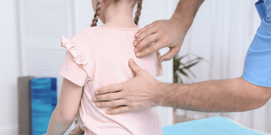 girl scoliosis check